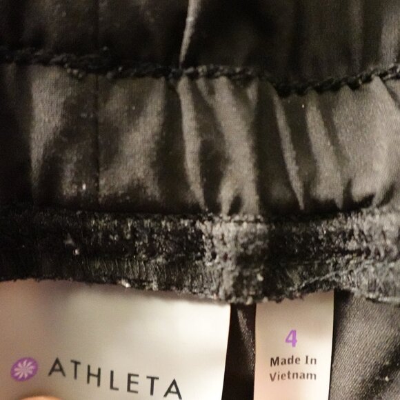Athleta Crossback Romper Women’s Size 4 Black Stretch One-Piece‎ Athleisure - Picture 4 of 16